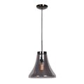 Access Lighting Simplicite, Pendant, Black Chrome Finish, Smoke Glass 63990-BCH/SMK